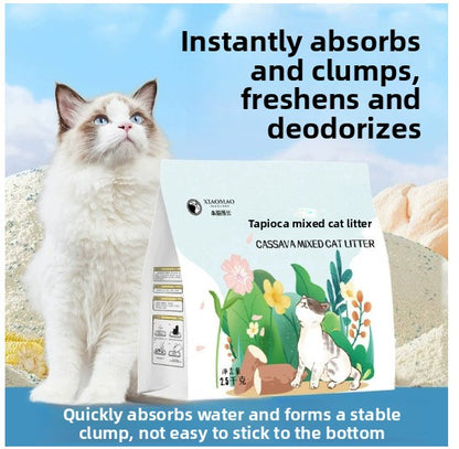 Cat Natural Tapioca Mixed Pet Litter Original Deodorizing