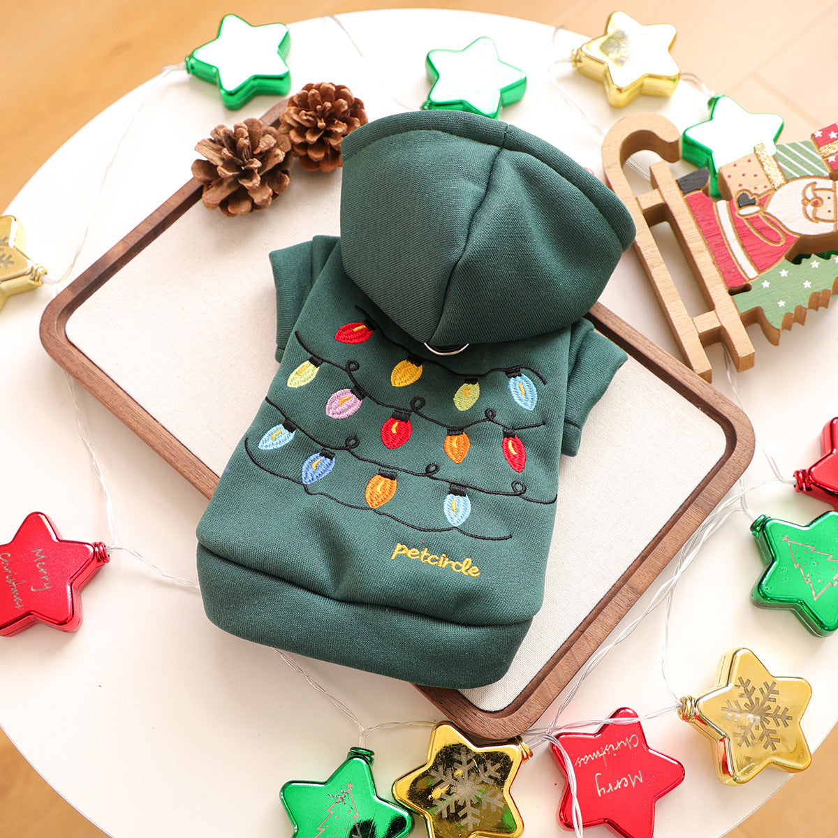 Autumn and Winter Pet Casual Fashion Clothing Christmas Sweatshirt