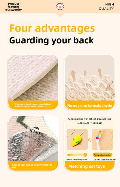 Christmas Scratching Pet Pad,Mat  Cute Durable Scratch-Resistant Toy