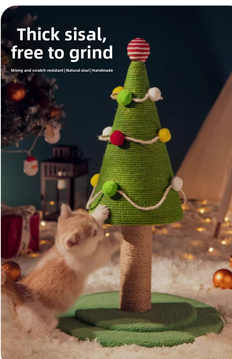 Christmas Tree Wear-Resistant Non-Shedding Pet Climbing Frame Nest