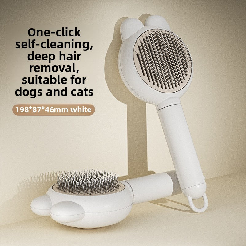 Rabbit Ear Comb Brush Cleaning and Massaging Comb Pet Grooming Tool