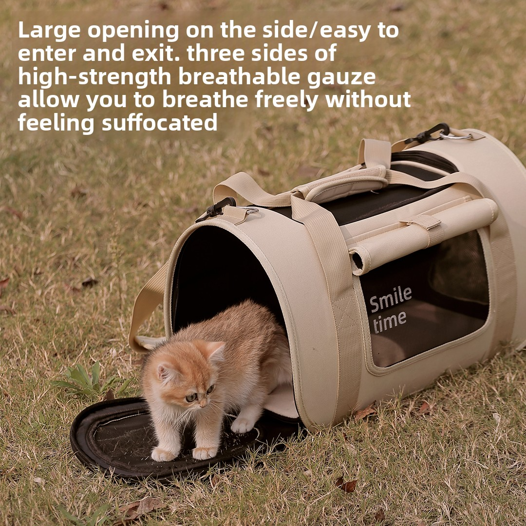 Wholesale Autumn Style Cat Carrier Small - Maillard Color Oxford Pet Travel Bag - Chuda-Global