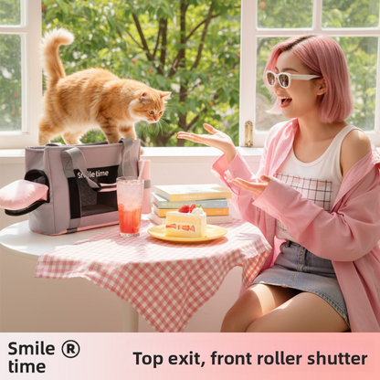 Fashion Pink Cat Carrier Wholesale Travel Backpack