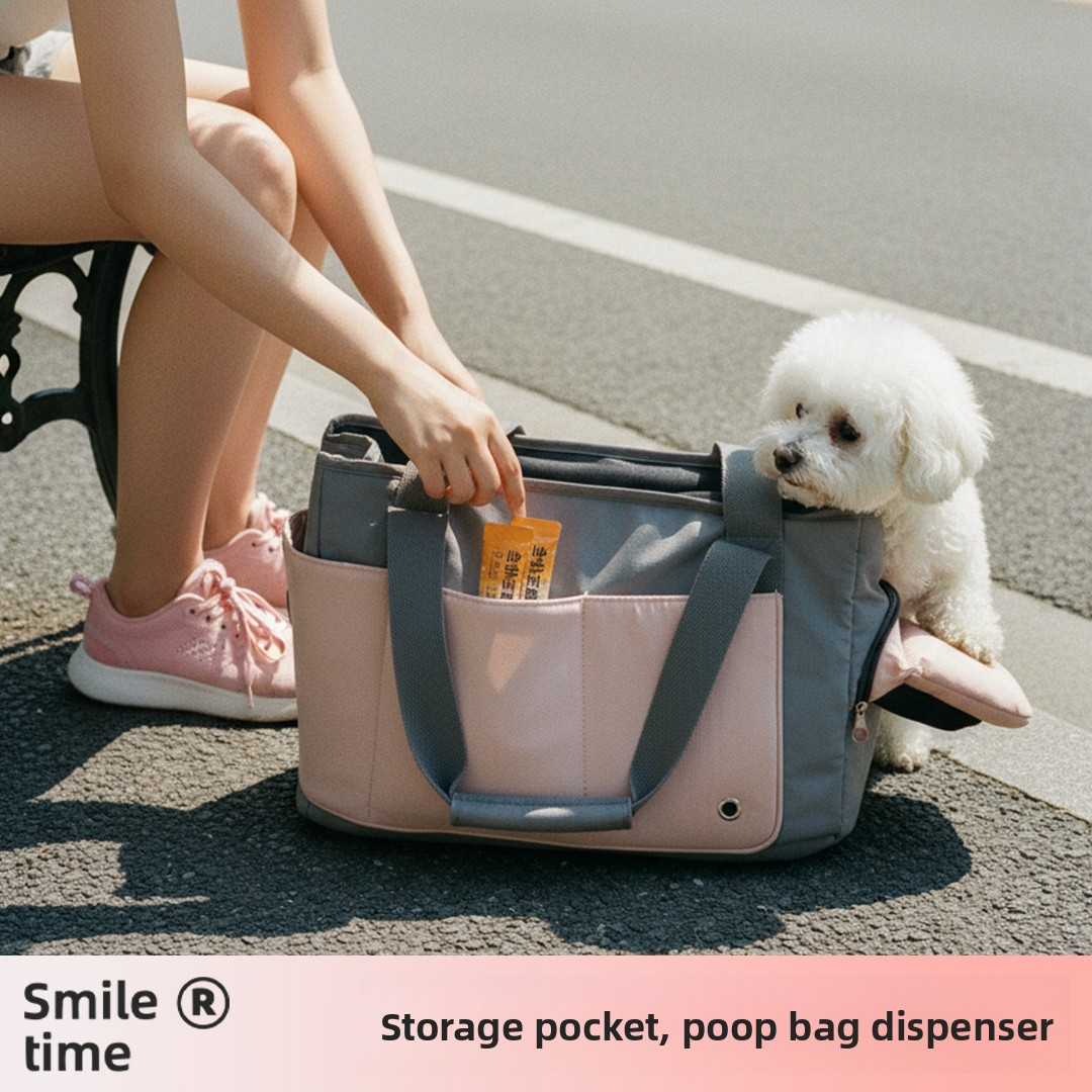 Tongue-Sticking Emoji Cat Backpack Wholesale Lightweight Soft Cat Travel Carrier