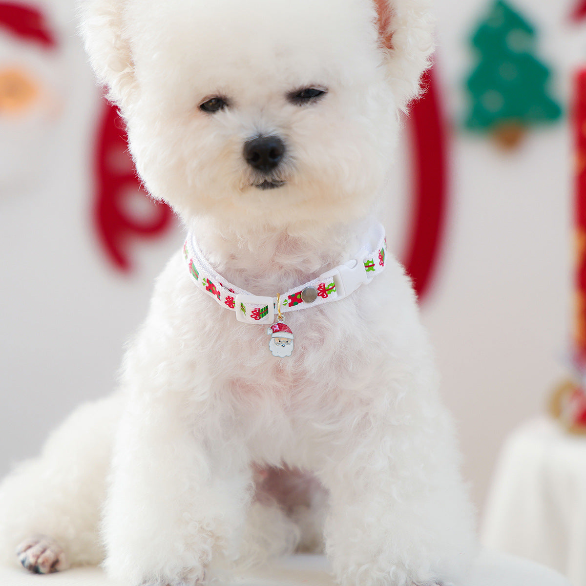 Christmas Pet Collar Cat Cute Christmas Tree Pendant Collar Neck Ring