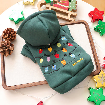 Autumn and Winter Pet Casual Fashion Clothing Christmas Sweatshirt