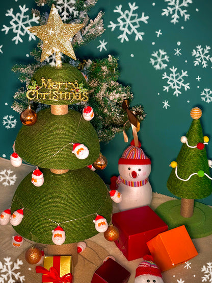 Christmas Tree Wear-Resistant Non-Shedding Pet Climbing Frame Nest