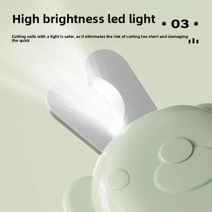 Cat Nail Clippers Special Scissors Kittens Puppies Rabbits with Light