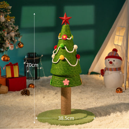 Christmas Tree Wear-Resistant Non-Shedding Pet Climbing Frame Nest