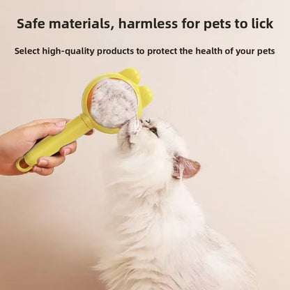 Rabbit Ear Comb Brush Cleaning and Massaging Comb Pet Grooming Tool