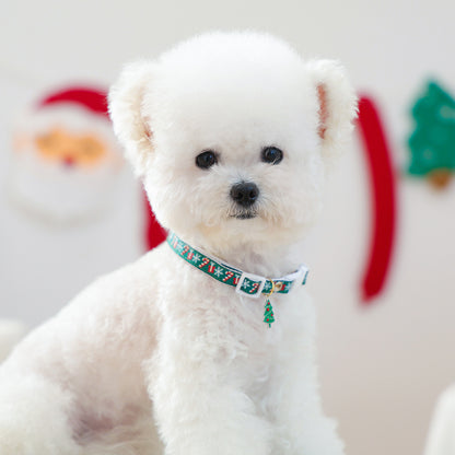 Christmas Pet Collar Cat Cute Christmas Tree Pendant Collar Neck Ring