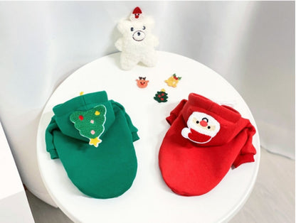 Cat Hoodie Autumn Winter Medium Dog Christmas Pet Supplies Clothing