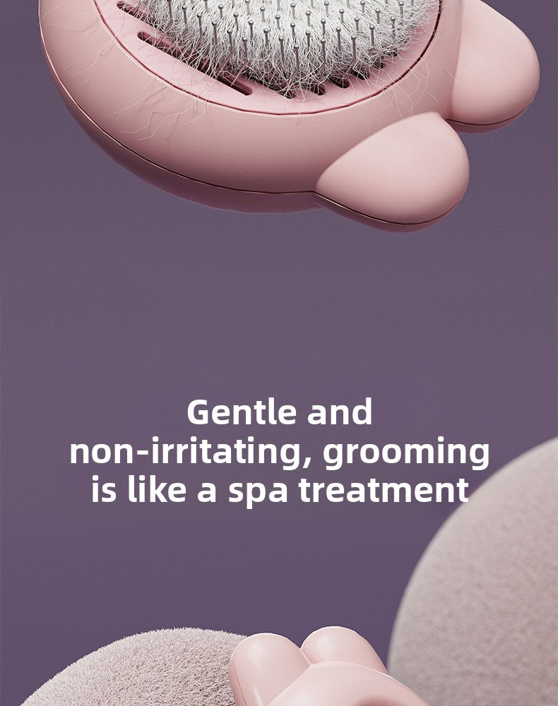 Rabbit Ear Comb Brush Cleaning and Massaging Comb Pet Grooming Tool