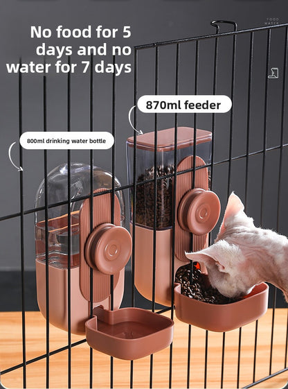 Dog Water Drinker Automatic Feeder Hanging Water Bottle Pet Supplies