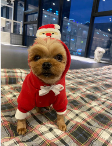 Cat Hoodie Autumn Winter Medium Dog Christmas Pet Supplies Clothing