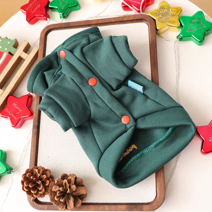 Autumn and Winter Pet Casual Fashion Clothing Christmas Sweatshirt