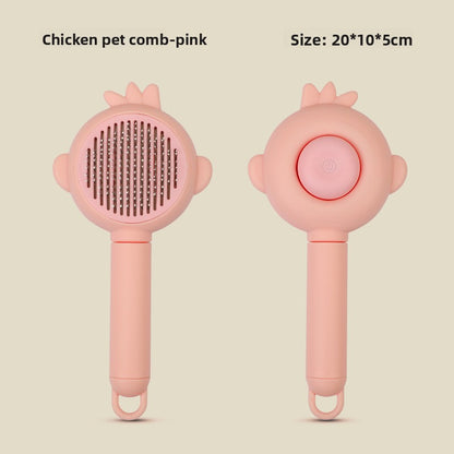 Rabbit Ear Comb Brush Cleaning and Massaging Comb Pet Grooming Tool