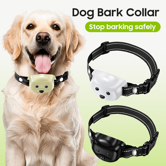 Pet Training Collar Automatic Bark Stopper Electric Shock Vibration