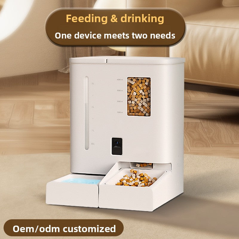 Pet Smart Feeder Food and Water Integrated Machine