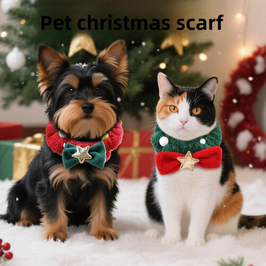 New Pet Christmas Series Collar Pet Funny Photo Accessories Pet Collar