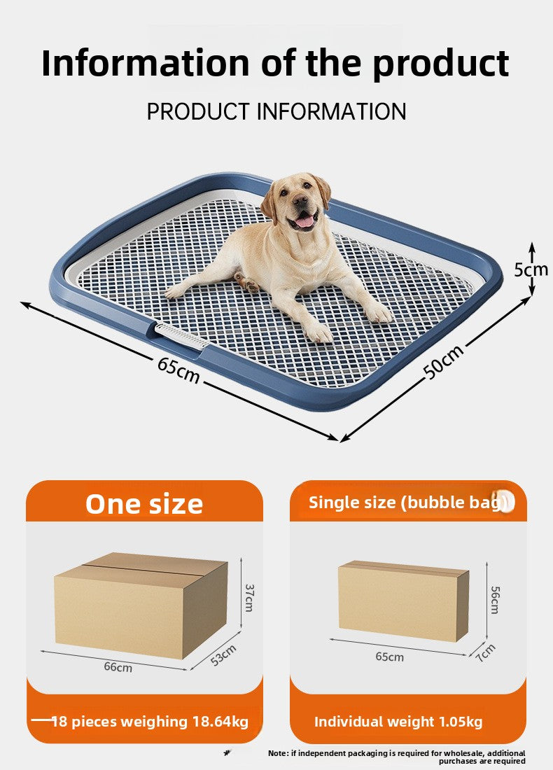 Pet Toilet Oversized Small, Medium and Large High Fence Anti-Splash