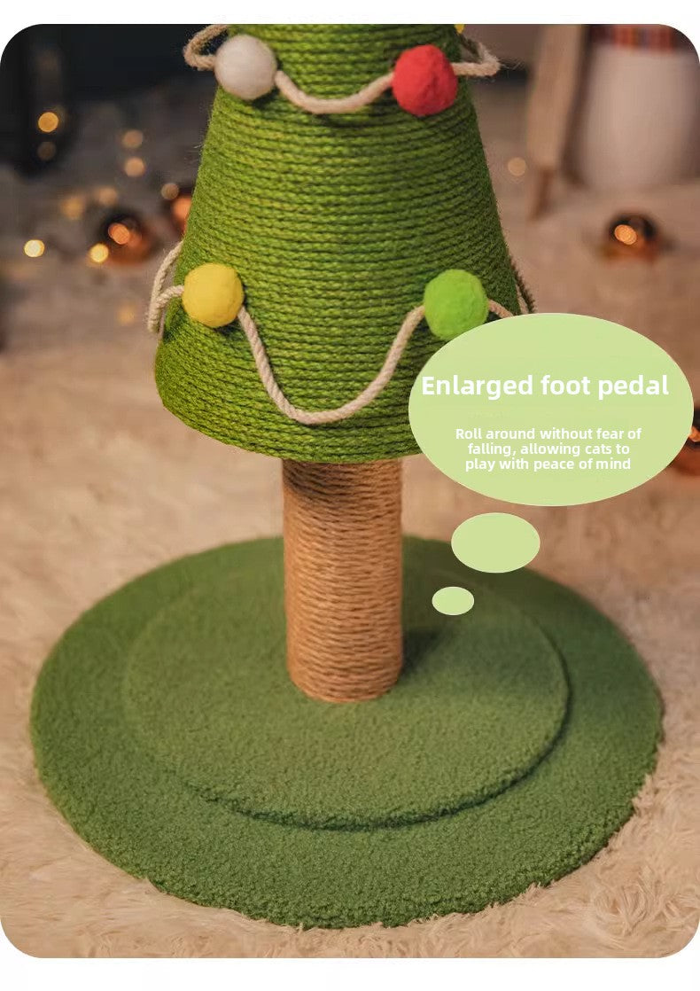 Christmas Tree Wear-Resistant Non-Shedding Pet Climbing Frame Nest
