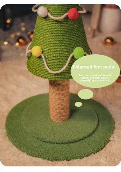 Christmas Tree Wear-Resistant Non-Shedding Pet Climbing Frame Nest