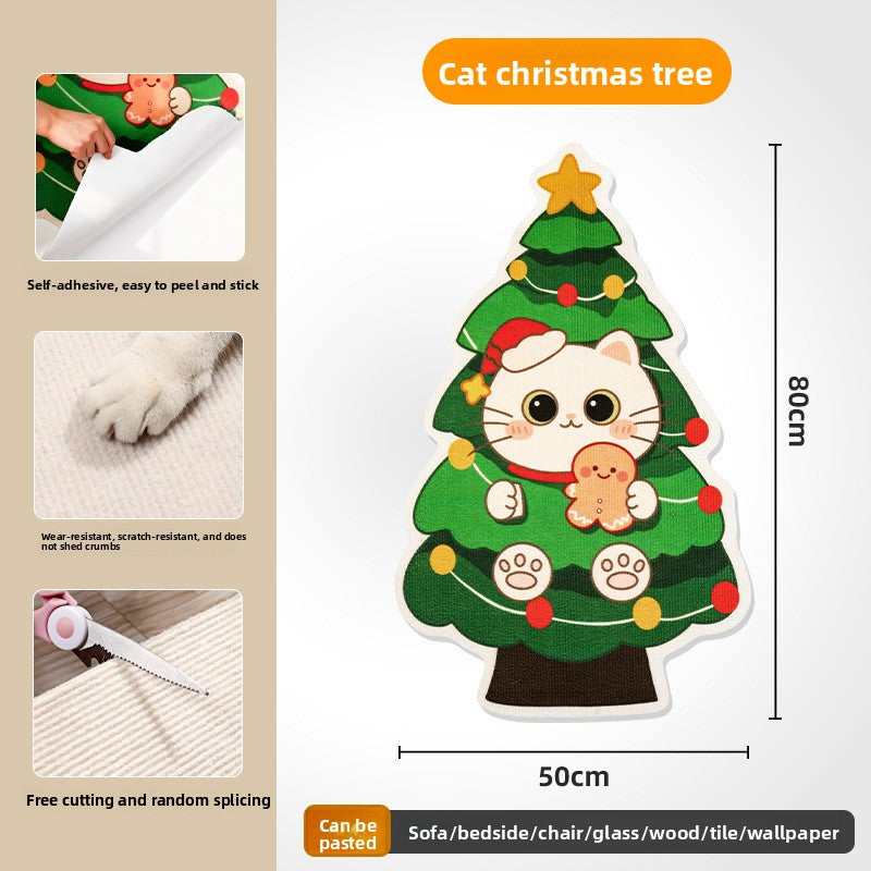 Christmas Scratching Pet Pad,Mat  Cute Durable Scratch-Resistant Toy
