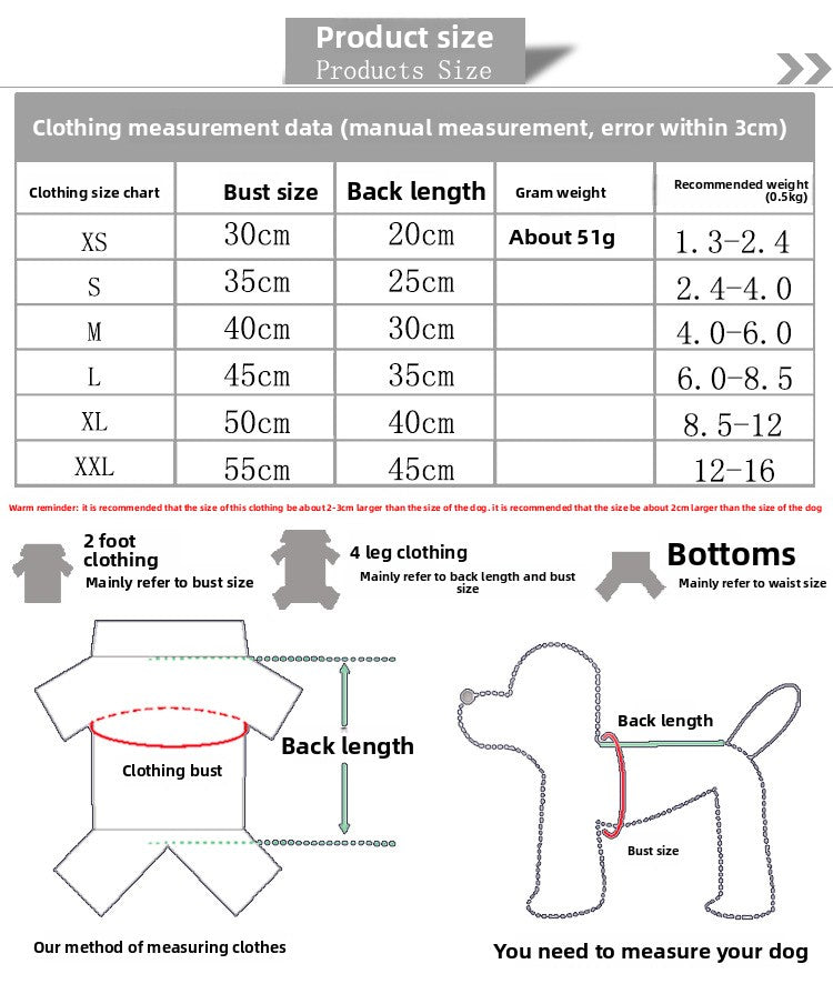 Clearance Four-Legged Clothes Fleece Flannel Christmas Pet Clothes