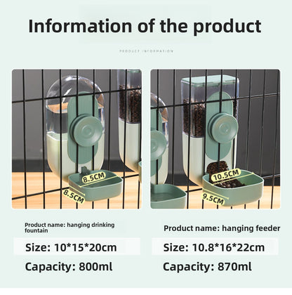 Dog Water Drinker Automatic Feeder Hanging Water Bottle Pet Supplies