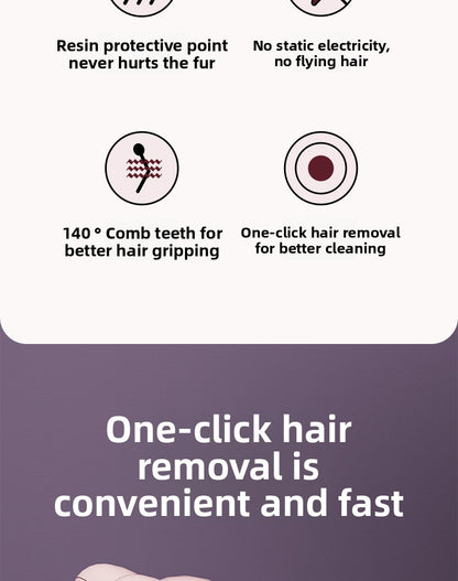 Rabbit Ear Comb Brush Cleaning and Massaging Comb Pet Grooming Tool