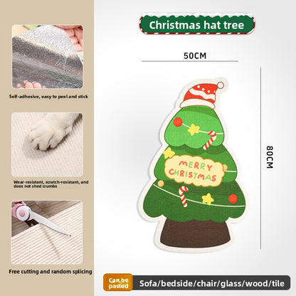 Christmas Scratching Pet Pad,Mat  Cute Durable Scratch-Resistant Toy