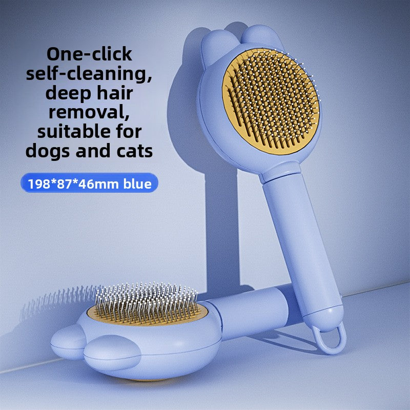 Rabbit Ear Comb Brush Cleaning and Massaging Comb Pet Grooming Tool