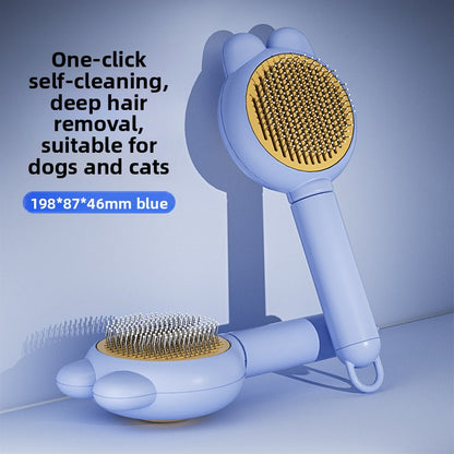 Rabbit Ear Comb Brush Cleaning and Massaging Comb Pet Grooming Tool