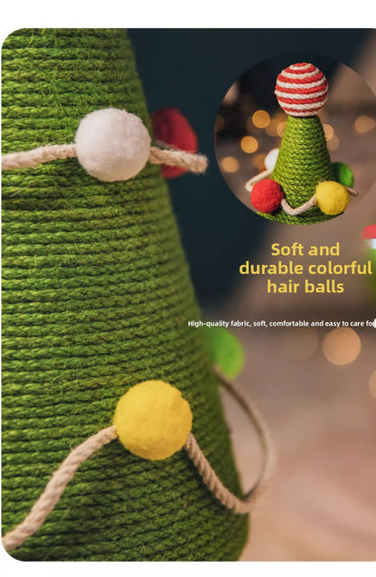 Christmas Tree Wear-Resistant Non-Shedding Pet Climbing Frame Nest
