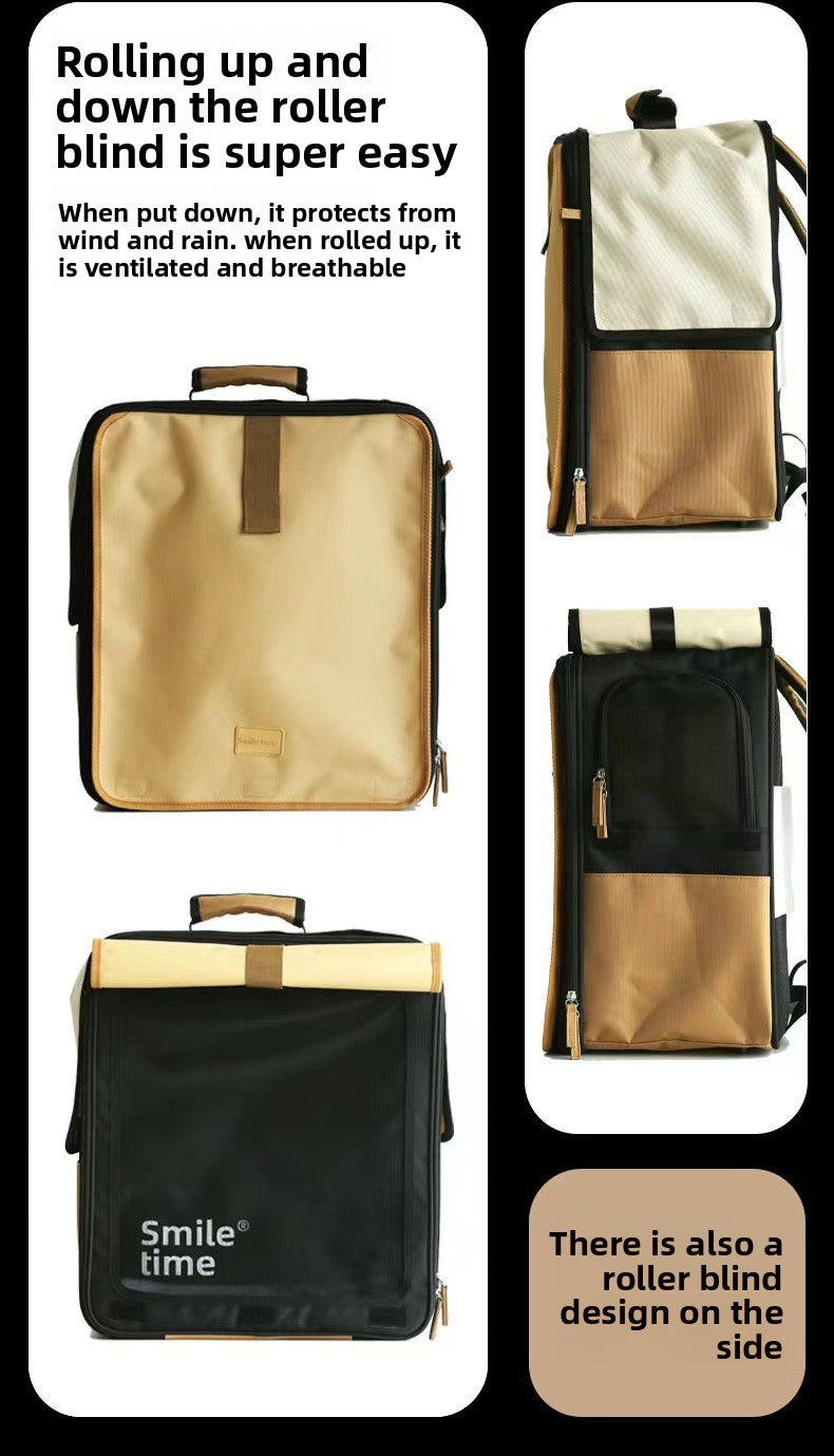 SmileTime Cat Backpack Portable Outdoor Large Capacity Dog Outdoor Bag