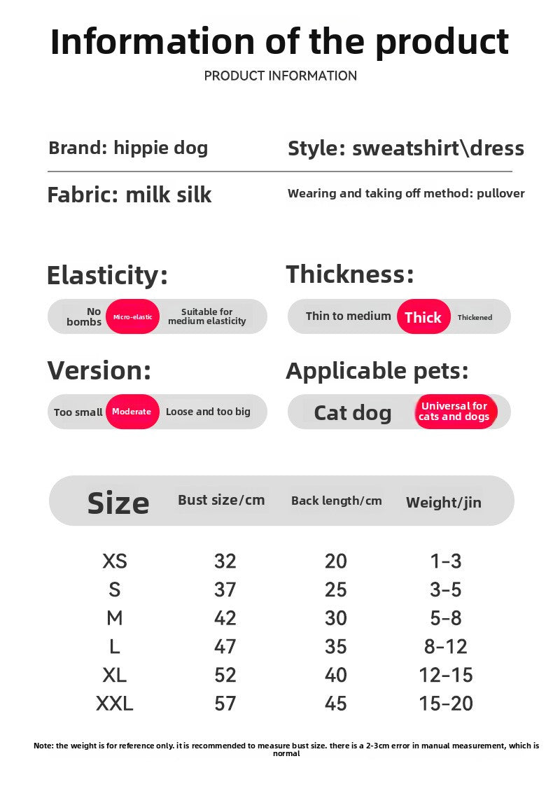 Hooded Christmas Costume Autumn Winter Cute Cotton Coat Pet Clothes