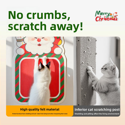 Christmas Scratching Pet Pad,Mat  Cute Durable Scratch-Resistant Toy