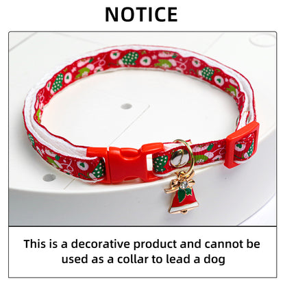 Christmas Pet Collar Cat Cute Christmas Tree Pendant Collar Neck Ring