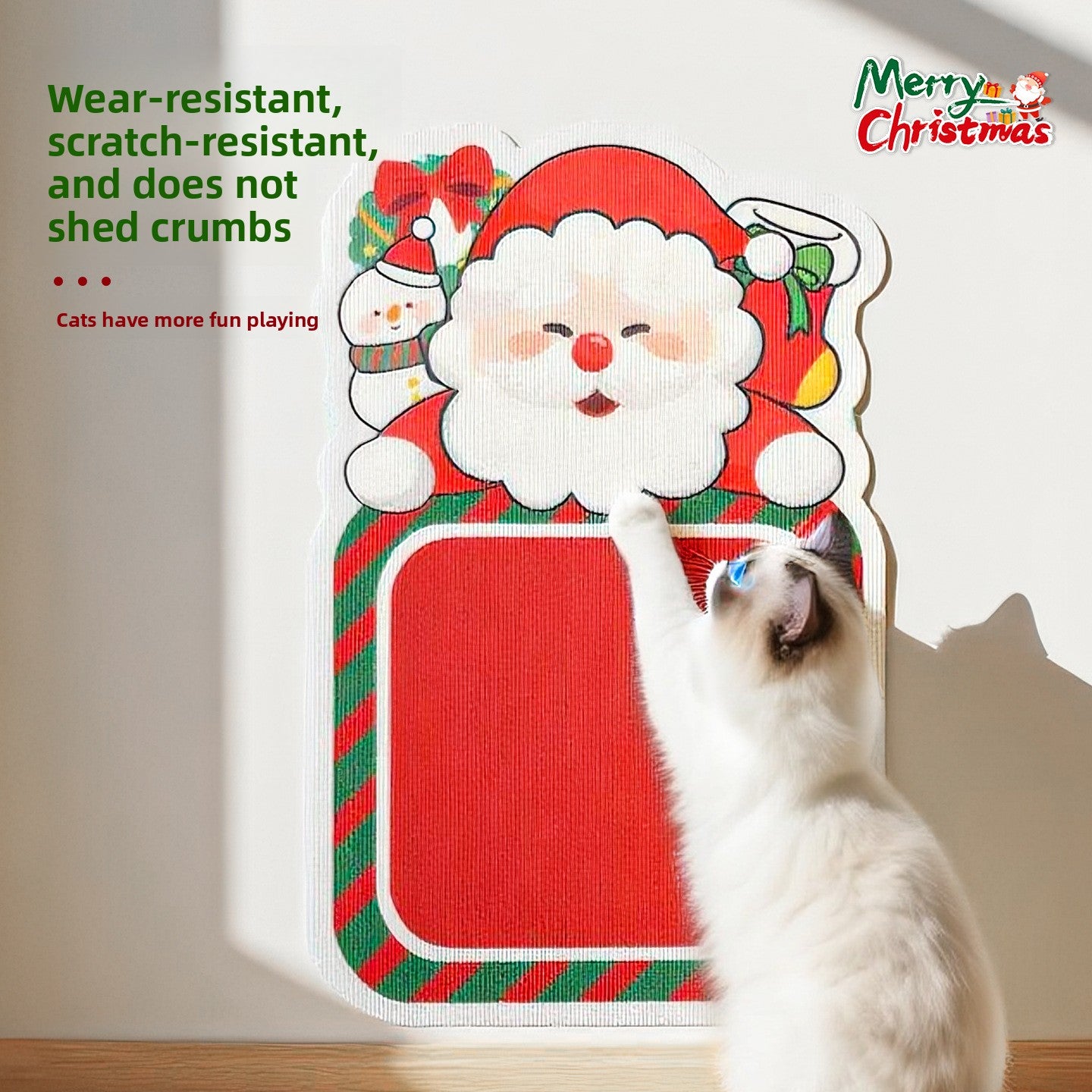 Christmas Scratching Pet Pad,Mat  Cute Durable Scratch-Resistant Toy