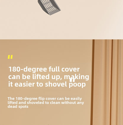 Oversized Fully Enclosed Litter Box Splash Deodorant Pet Toilet