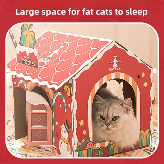 Pet Nest Integrated Cardboard Cat Board Wear-resistant Non-shedding