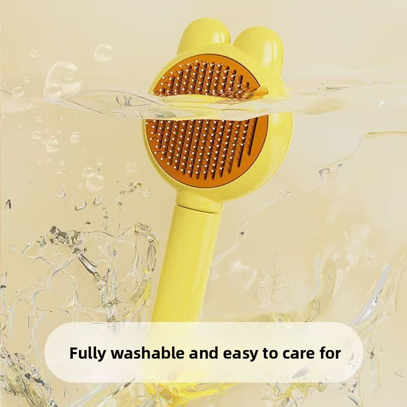 Rabbit Ear Comb Brush Cleaning and Massaging Comb Pet Grooming Tool