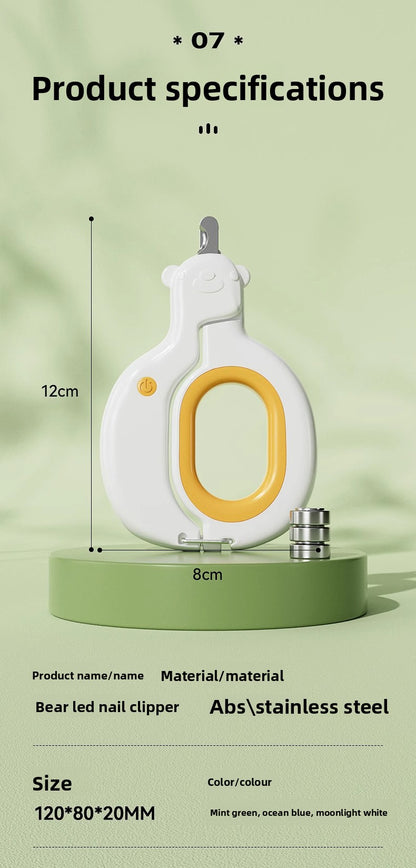 Cat Nail Clippers Special Scissors Kittens Puppies Rabbits with Light