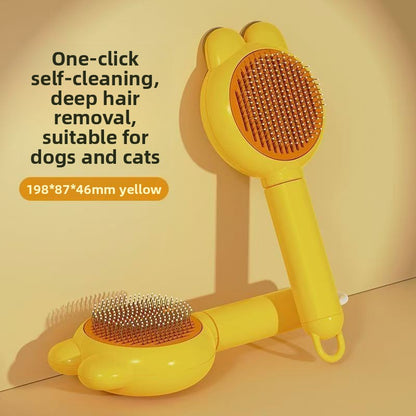 Rabbit Ear Comb Brush Cleaning and Massaging Comb Pet Grooming Tool