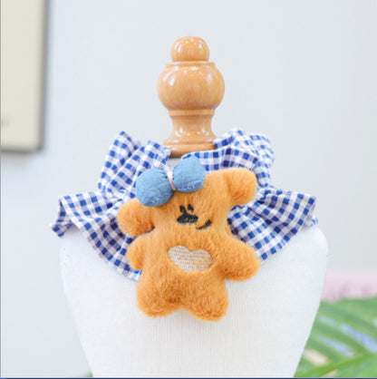 Pet Accessories Christmas Exclusive Tulle Bow Scarf Dog Cat Bib