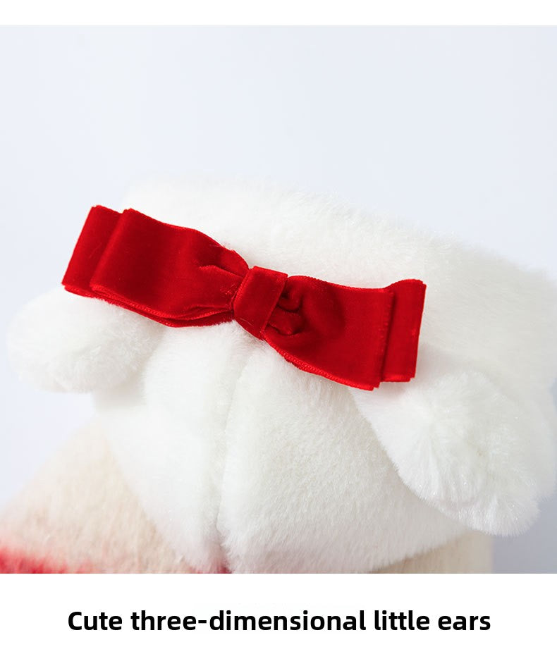 Christmas Sweetheart Cotton Dress Autumn Winter Sweet Pet Clothes