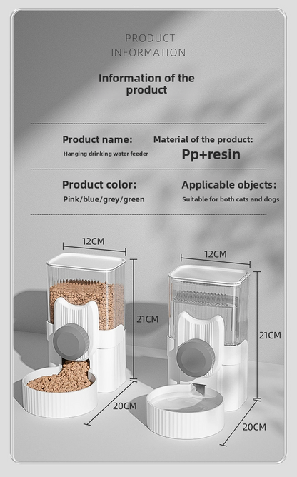 Dog Water Drinker Automatic Feeder Hanging Water Bottle Pet Supplies