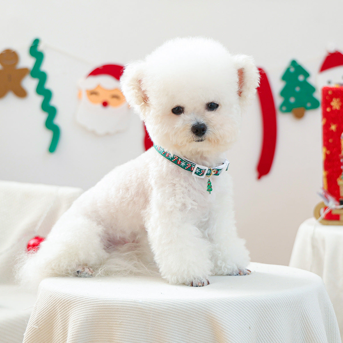 Christmas Pet Collar Cat Cute Christmas Tree Pendant Collar Neck Ring