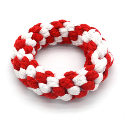 Pet Cotton Rope Toy Combination Set Christmas Rope Knot Toy